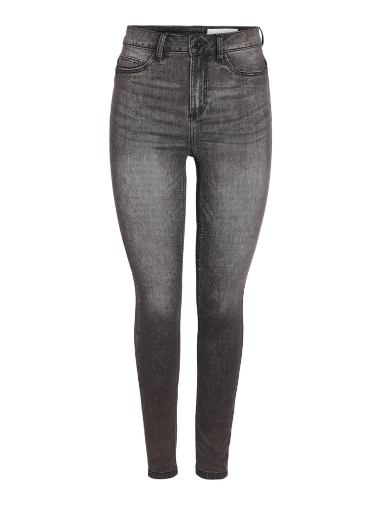 Noisy may NMCALLIE HW Skinny Jean VI508MG FWD NOOS Frauen Jeans grau W28L30