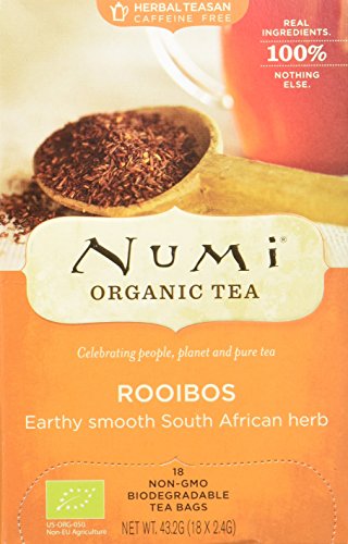 Numi Organic Rooibos - Red Mellow Bush 18 Beutel, 3er Pack (3 x 43 g) - Bio Cover