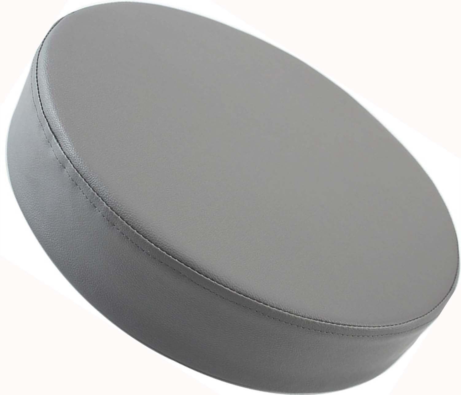 UWOBTN Chair Cushions Round,35/40/45/50cm Kitchen Seat Pads，Waterproof Outdoor Seat Cushions，Indoor Kitchen Office Chair Cushion Removable for Outdoor Indoor Garden Furniture(Color 1,45x8cm/17.7x3in)