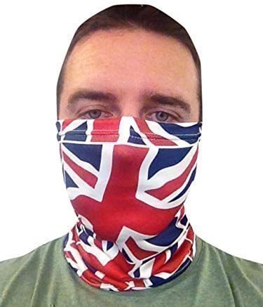 NECK WARMER SCOOTER FACE MASK SCARF UNION JACK DESIGN MADE IN YORKSHIRE