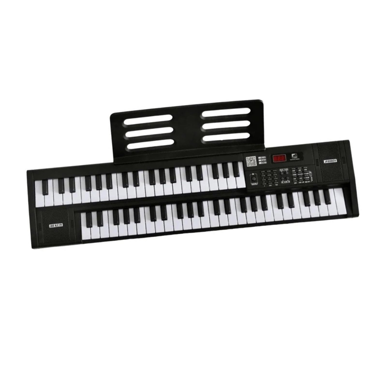 Pianino Elektryczne Przenośny Instrument Klawiszowy Dwurzędowy 88 Klawiszy