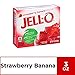 JELL-O Strawberry Banana Gelatin Dessert Mix (3 oz Boxes, Pack of 6)