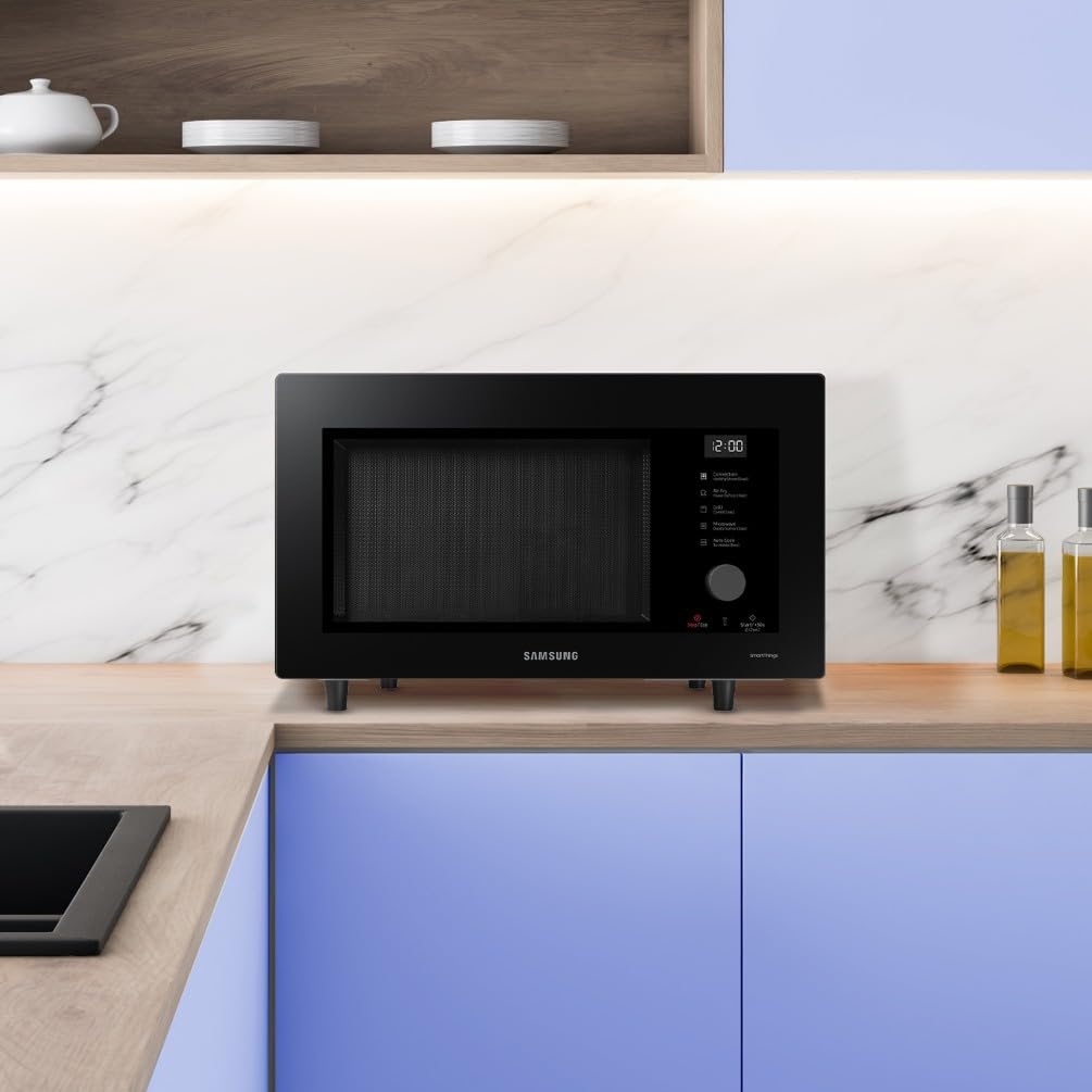 Samsung Forno a Microonde combinato MC32DG7646KKE1, Wifi, Frittura ad aria, Vapore, 32L, carbone, LxAxP: 52,3 x 33 x 51,5 cm