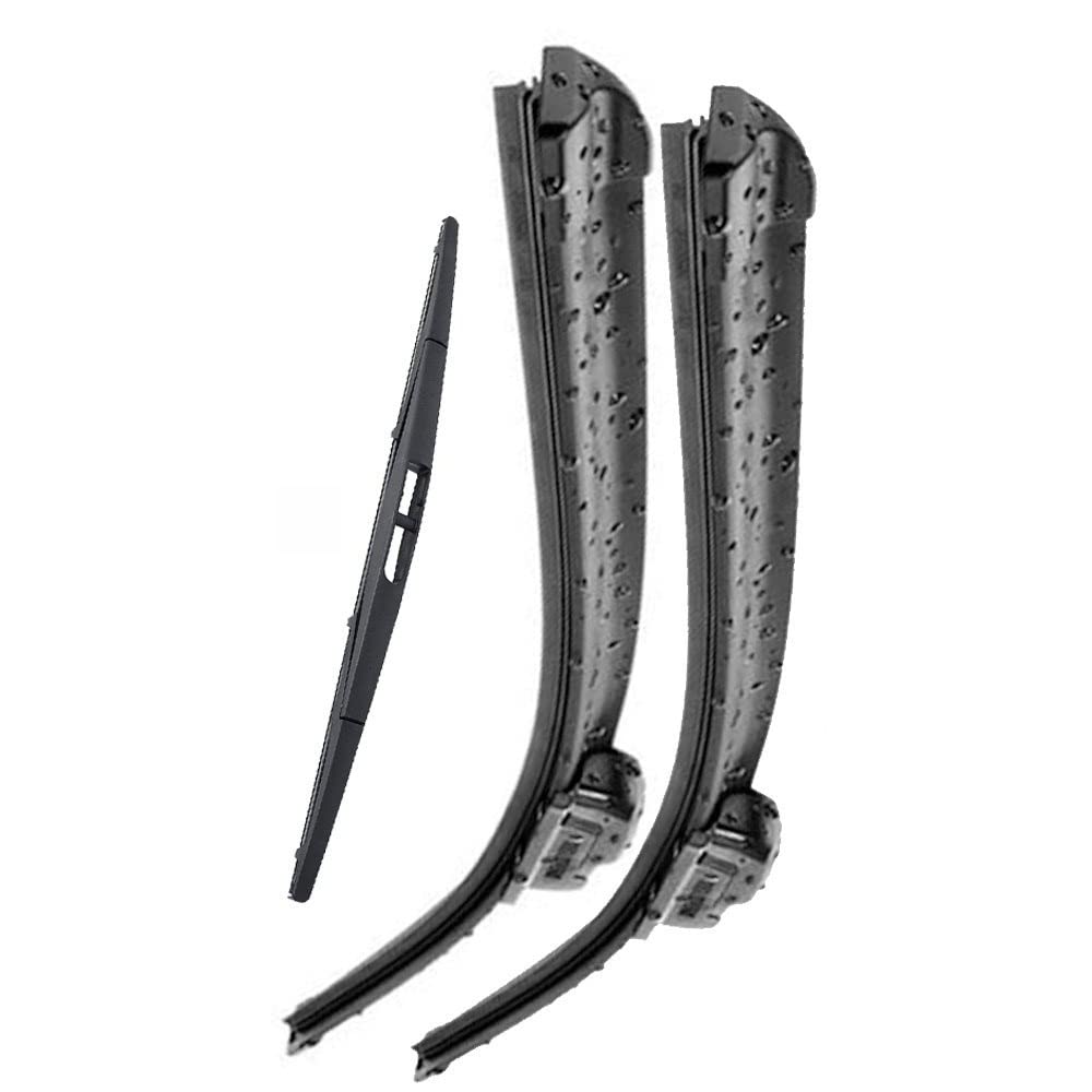 Kit spazzole tergicristallo Anteriori e Posteriori per finestrini Auto da 24 Pollici, 18 Pollici e 12 Pollici, per Nissan Pathfinder R51 2005, 2006, 2007, 2008, 2009, 2010, 2011 e 2012