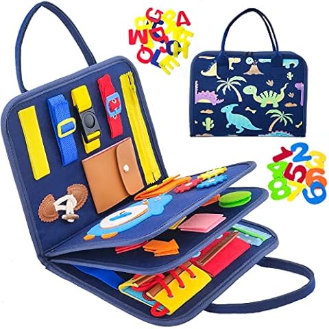 Tablero Sensorial Montessori Withosent Busy Board Toddler Cover