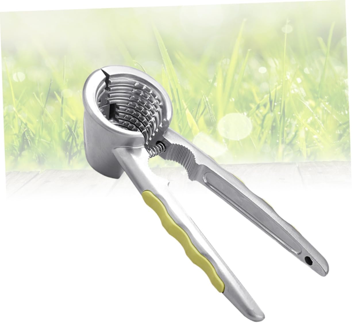 Multifunctional Walnut Nut Crackers Portable Aluminium Alloy Green