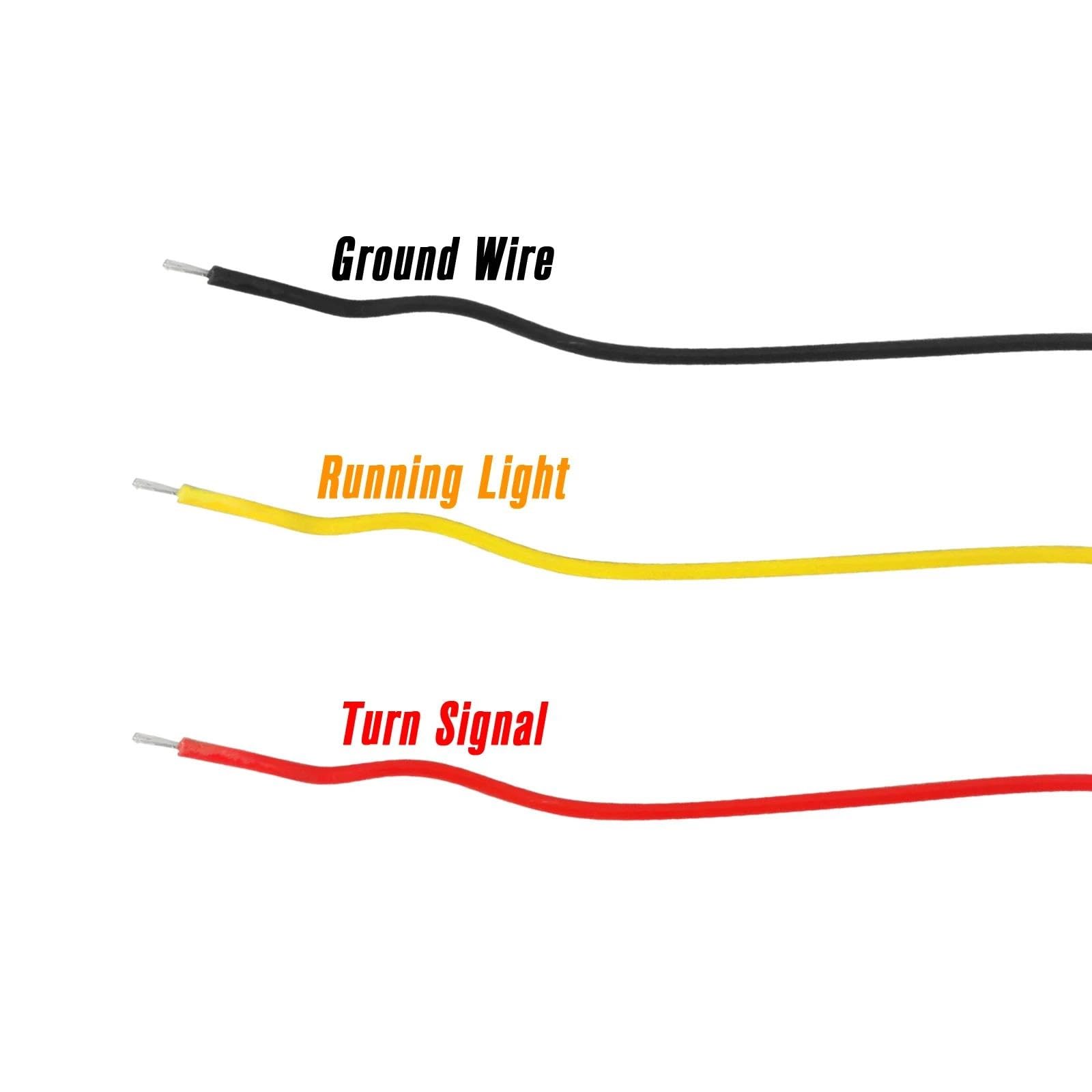 Intermitentes para Harley para Sportster 04-20 XL 72 48 883 1200 Indicadoresseñal Giro Motocicleta Hierro LED Ámbar Luces Circulación con Marca E Lámpara señal(Yellow Lamp housing)
