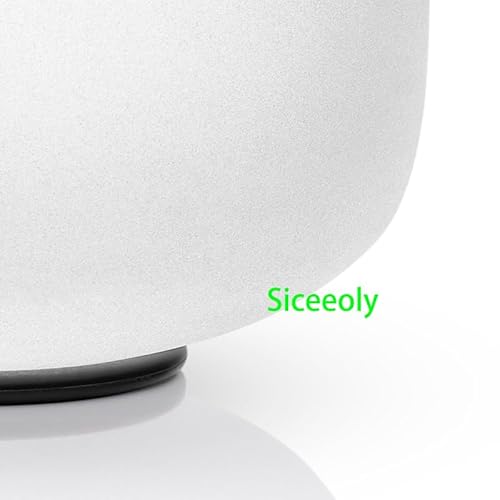 Siceeoly SZ-8"F NO BAG 8 Inch F Note White Crystal Singing Bowl Frosted Quartz Heart Chakra Meditation Sound Healing thumb #4