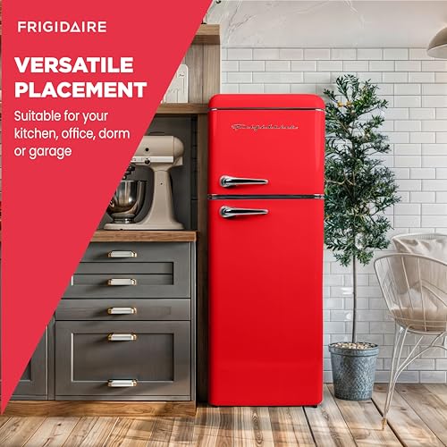 Frigidaire EFR756-RED Efr756, 2 Door Apartment Size Retro Refrigerator thumb #4