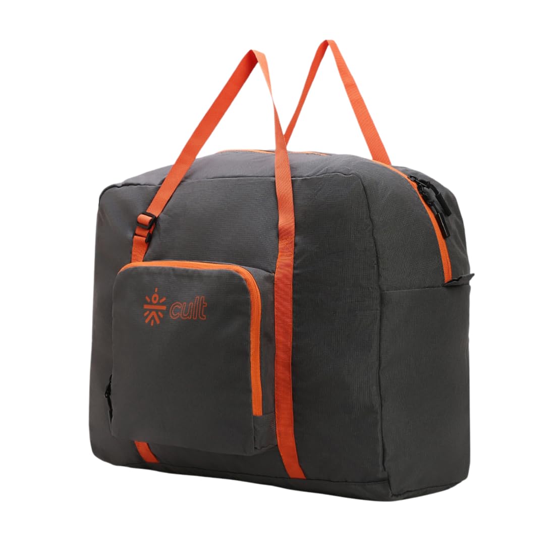cult Foldable Travel Duffle Bag 30L – Water-Resistant, Lightweight Gym & Travel Duffel with Shoulder Strap & Utility Pocket – Compact, Durable Polyester Bag for Men & Women (Grey)