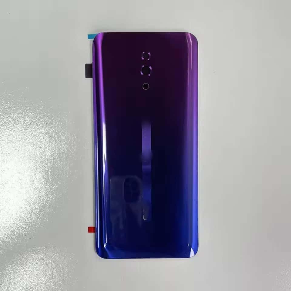 YOOOKOOO Compatible Rear Back Cover for Oppo Reno – Battery Door Housing Replacement Part (Purple Blue)