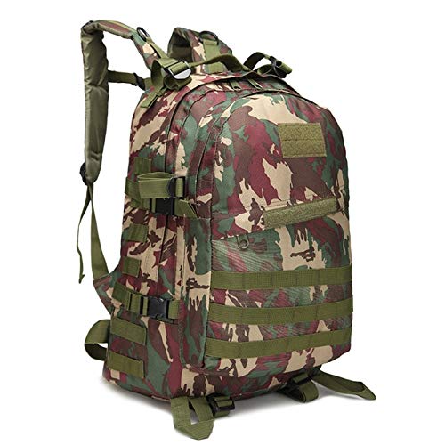 QOHNK Mochila militar 40L à prova d'água de ataque militar mochila de ataque patrulha militar ombro duplo Rucksuck, B Camuflagem, 17 Inches