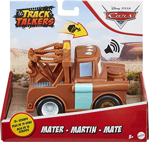 image for Disney Cars Toys Track Talkers Mater, 5.5-in, Authentic Favorite Tow T