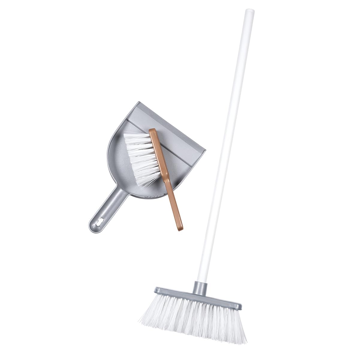 Smoby - Cleaning Set - Imitation Toy - Broom, Dustpan, and Scoop - For Ages 3 and Up - Made in France