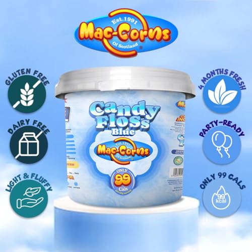 MacCorns Blue Raspberry Candy Floss Mega Bucket - Image 2