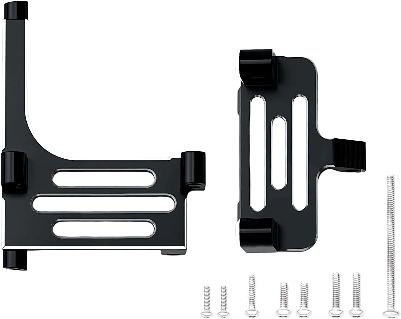 2pcs Aluminum Front and Rear Servo Brace Mount Bracket for HPI Venture18 Upgrade