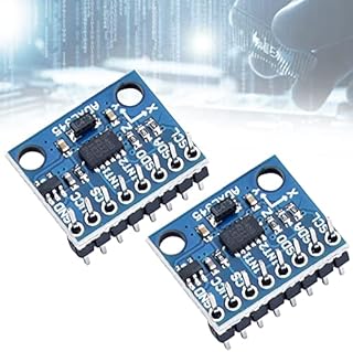 YAANBUNB 2 Pcs ADXL345 Accelerometer GY-291 Digital Gravity Sensor Module 3 Axis Analog Output Module Angular Transducer 3V-5V Acceleration Tilt Module IIC/SPI Transmission for Arduino & Raspberry Pi