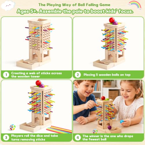 Juego de Mesa Montessori de Madera para Niños 4-8 años miniatura 4