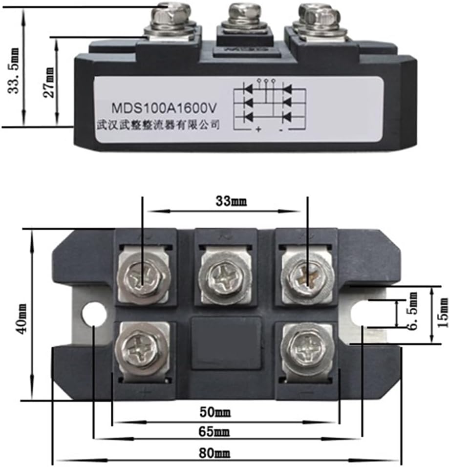 Single Phase diode Rectifier Bridge MDQ100A1600V MDQ50-16 MDQ60-16 MDQ85-16(60A)