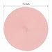 FunWheat Round Braided Placemats Set of 6 Place Mats for Dining Tables Woven Washable Non-Slip Table mats 15 inch(Pink, 6pcs)