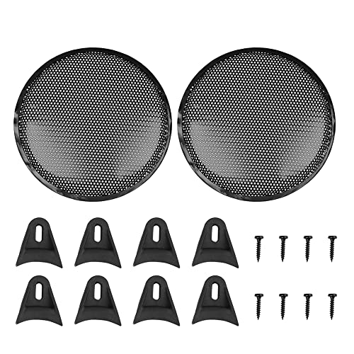 X AUTOHAUX 2pcs Grill Cover 12" MeshÂ Protector Car Speaker Cover Woofer Subwoofer Grill for Honda
