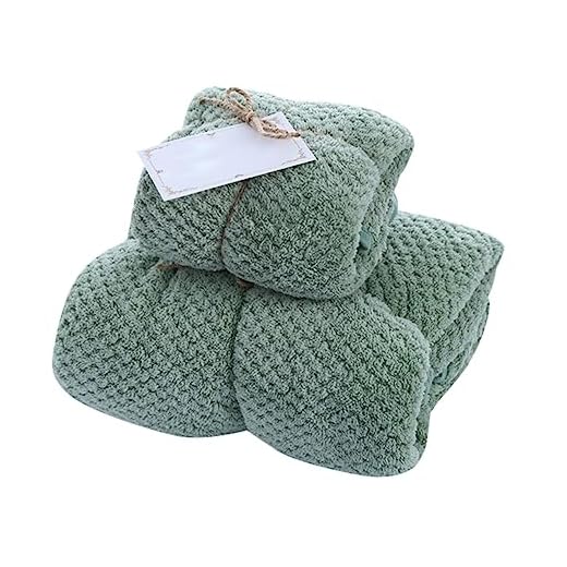 Garneck 1 Conjunto De Toalhas Absorventes Toalhas De Secagem Rápida Toalhas De Mão Para Chuveiro Toalhas De Banho Toalhas De Lã Coral Toalhas De Banho Grossas Toalhas De Uso Diário