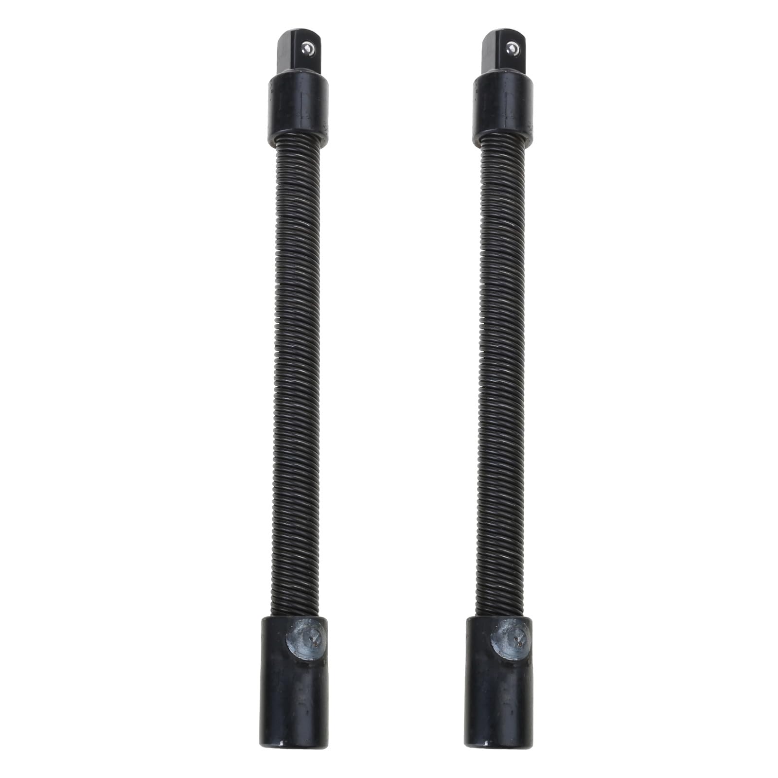 2X Electric Wrench Sleeve Socket Extension Tool Rod Bendable Flexible Shaft Hose Shaft Connection Metal Link Electric Wrench Soft Connecting Rod Extended Joint