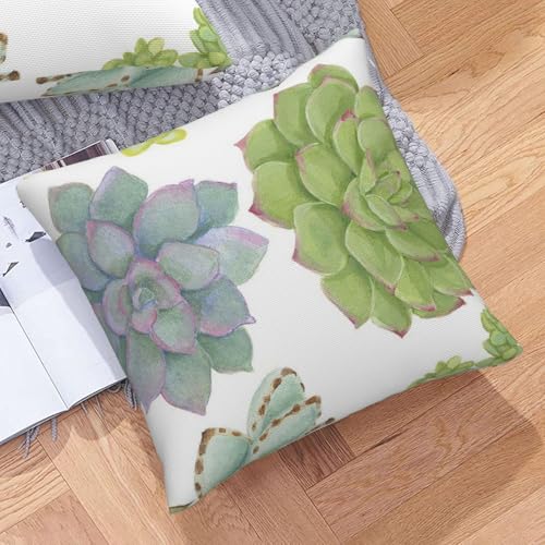 Housses de coussin cactus imitation lin de qualité supérieure pour fauteuil - 8