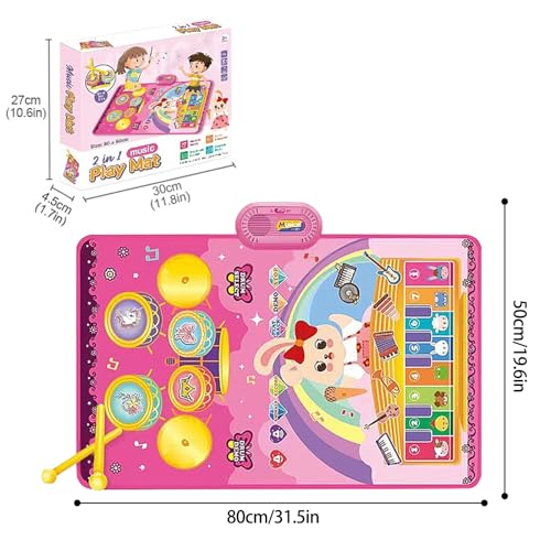 Couverture sensorielle mat musical et jouet d'apprentissage enfant - 5