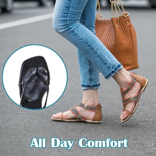Image of 6Pcs Gel Metatarsal Pads for Thong Sandals Toe Protectors, Soft Reusable Forefoot Cushion Inserts for Flip Flop, Self-Adhesive Non Slip Shoe Cushion Inserts for Metatarsal Support Pain Relief
