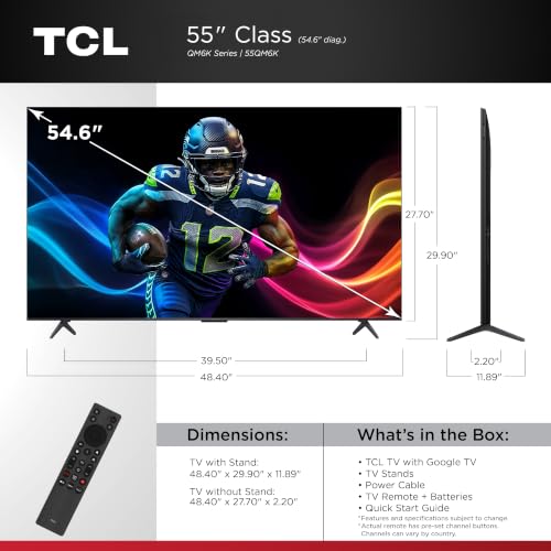 TCL 115 inch QLED TV premium