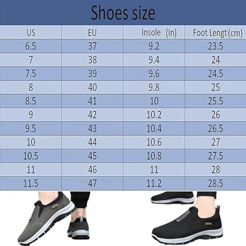 Orthopedic Shoes for Men,Men's Walking Running Comfortable Tennis Sneakers Breathable Athletic Gym Workout Training Fashion Sneakers Non-Slip Lightweight Hiking Outdoor Trekking Casual Shoes2