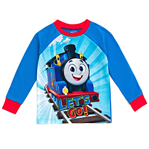 THOMAS & FRIENDS Pajama Shirt Pants and Slippers 3 Piece Sleep Set Toddler to Little Kid4