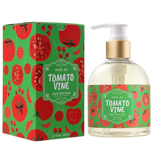 Image of ROMIIE ZOI Liquid Hand Soap with Gift Box - Tomato Vine - 260ml / 8.7 fl.oz