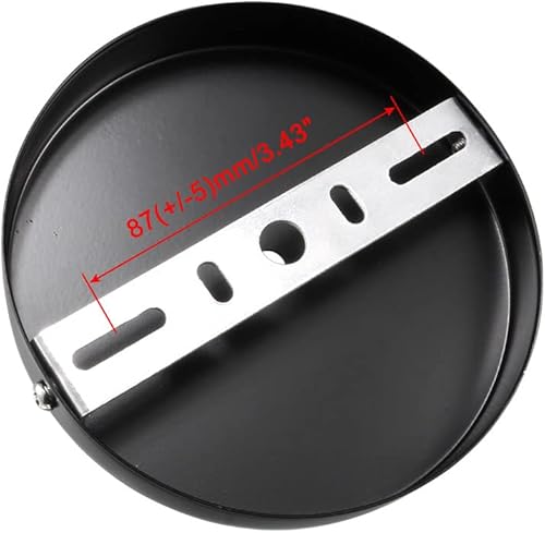 Miniatura 8 de uxcell Kit de toldo de luz retro, aplique de pared, lámpara de placa de 4.724 in, 4.7 pulgadas, bronce dorado