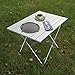 Produktbild Klappbarer Camping Tisch Tragbare Aluminiumlegierung im Freien Schreibtisch Buffet Bock Tisch für Grill Picknick Party Camp Strand Fischen Garten-L