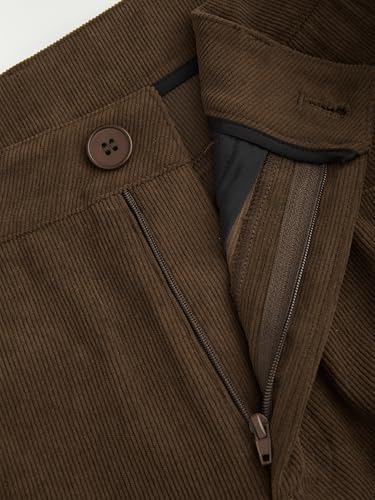 CIDER Corduroy Pants Women Barrel Leg Trousers Mid Waist Pocket Casual Solid Long Pants Wide Leg Trendy4