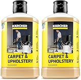 Kärcher Teppichreiniger RM 519, geeignet für die Reinigung von Teppichböden, Polstern, Autositzen etc., 1l Konzentrat ergeben verdünnt 40l Reinigungsmittel (Packung mit 2)