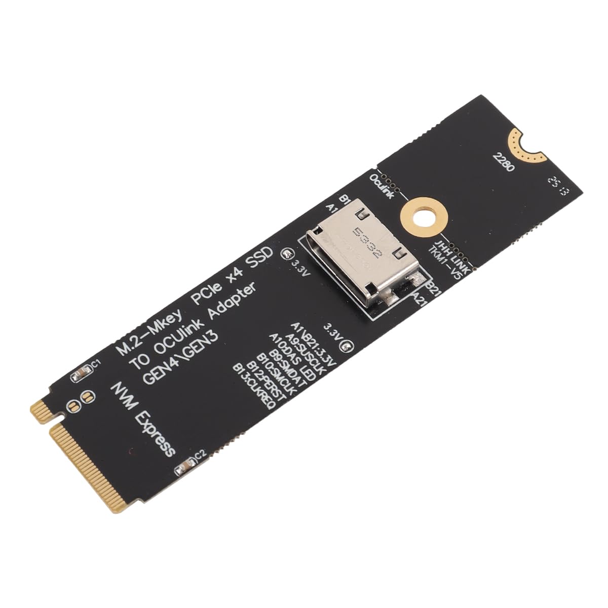 Riven Adaptador M.2 NVME a U.2 Oculink SFF-8612, tarjeta adaptadora PCI-E NGFF