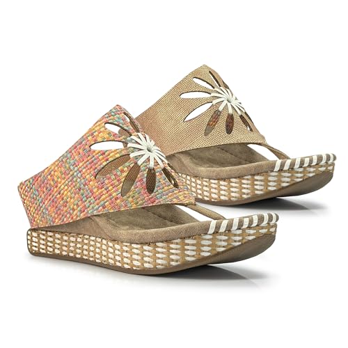 Modzori Flora Mid Wedge Reversible Sandal