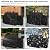 BXDZCOVRRS 8080 Grill Cover Fits for Char-Griller Duo 5050 Double Play 5650 Charcoal Grill, Expandable Gas Grill Cover 600D Heavy Duty BBQ Cover Fits for Char-Griller 3-Burner Dual Fuel Outdoor Grill
