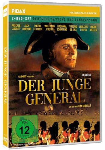 Der junge General (La Fayette) / Aufwändiges Historienepos mit internationaler Starbesetzung (Pidax Historien-Klassiker) [2 DVDs]