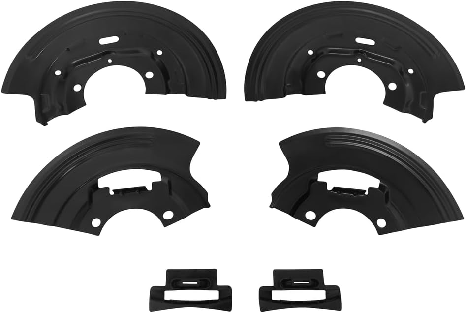 Rear Disc Brake Dust Shield Left right Fit for 2003-2005 Jeep Liberty, for 2003 2004 2005 2006 Jeep Wrangler Brake Backing Plate #924-657,52128414AC, 52128415AC