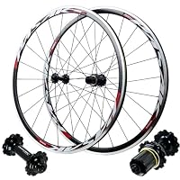 Amazon | 20/24穴 700C ロードバイク用ホイールセット、アルミ製ダブル