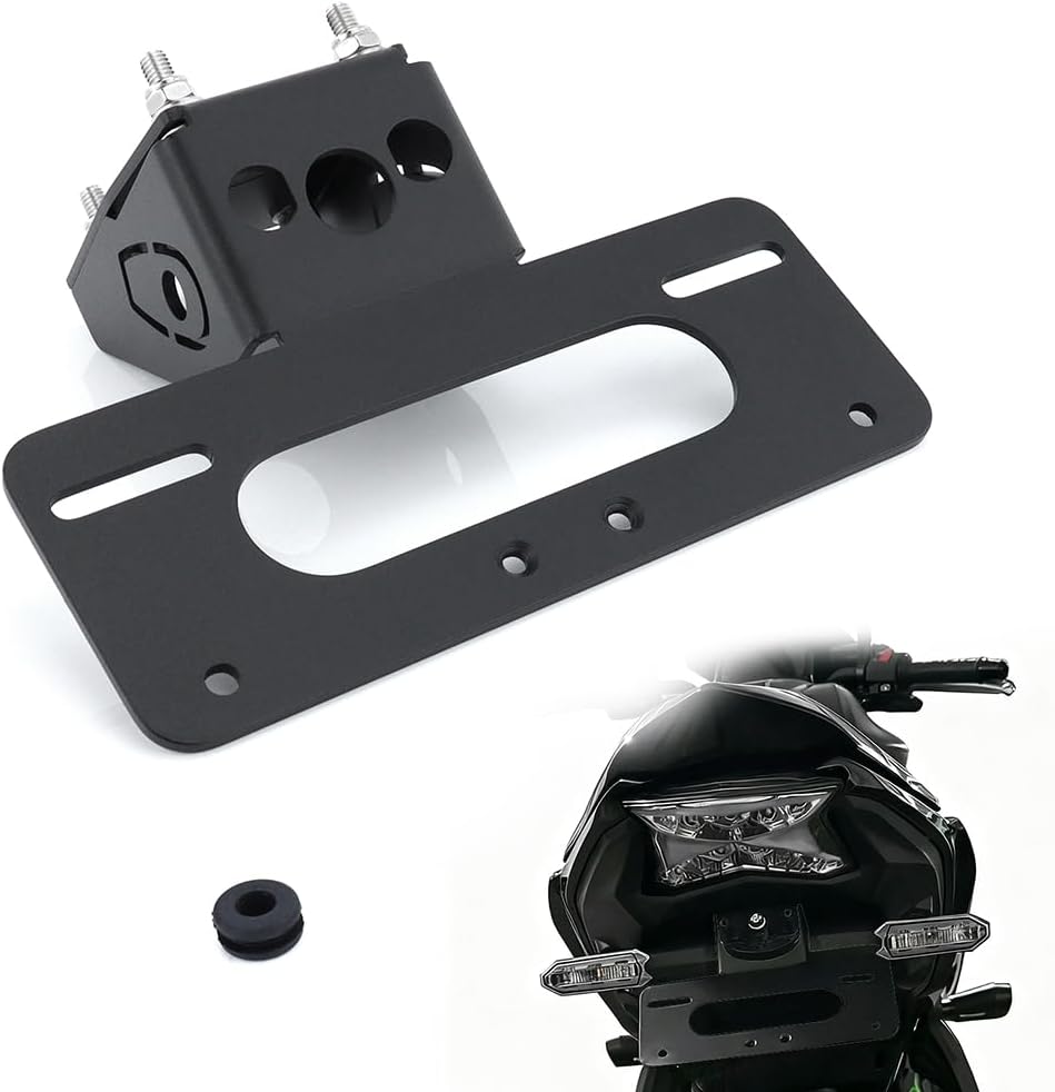 Fender Eliminator Bracket Tail Tidy Fit for Z650 17-26/ABS 19-25, Ninja 650 17-26/ABS 17-26/KRT 22-25/KRT ABS 22-25