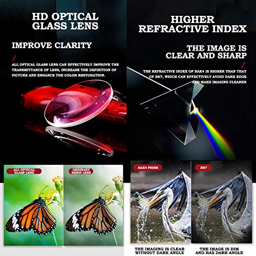 Binoculares Compactos 11x36 Impermeables BAK4 Visión Nocturna miniatura 2