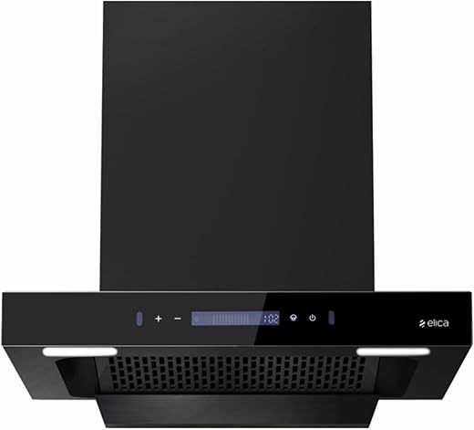 Elica 60 cm 1400 m3/hr Thermal Sensor Filterless Autoclean Kitchen Chimney with BLDC Motor (AUTO SENSE FL 600 SPT BLDC HAC MS NERO)