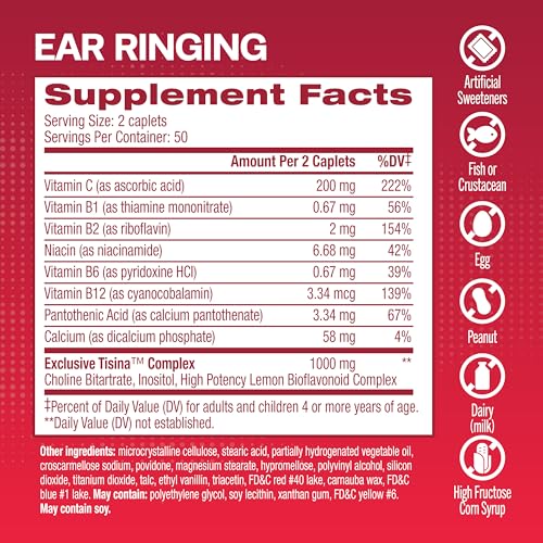 Lipo Flavonoid Plus, Tinnitus Relief For Ringing Ears, OTC Flavonoid