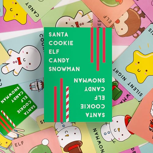 Santa-Cookie-Elf-Candy-Snowman-Card-Game–by-Taco-Cat-Goat-Cheese-Pizza–Holiday-Party-Card-Game–Great-Stocking-Stuffer–Fun-for-Kids-Teens-Adults-and-Family-10-Min-Ages-7 Santa Cookie Elf Candy Snowman Card Game–by Taco Cat Goat Cheese Pizza–Holiday Party Card Game–Great Stocking Stuffer–Fun for Kids Teens Adults and Family 10 Min Ages 7