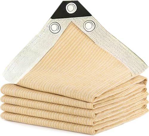 Sunhui Malla Sombra para Jardin 4x6 Metros 90% de Bloqueo de la Luz Protecci?n Uv Antiviento y Impermeable Apto para Uso en Exteriores, Patios y...